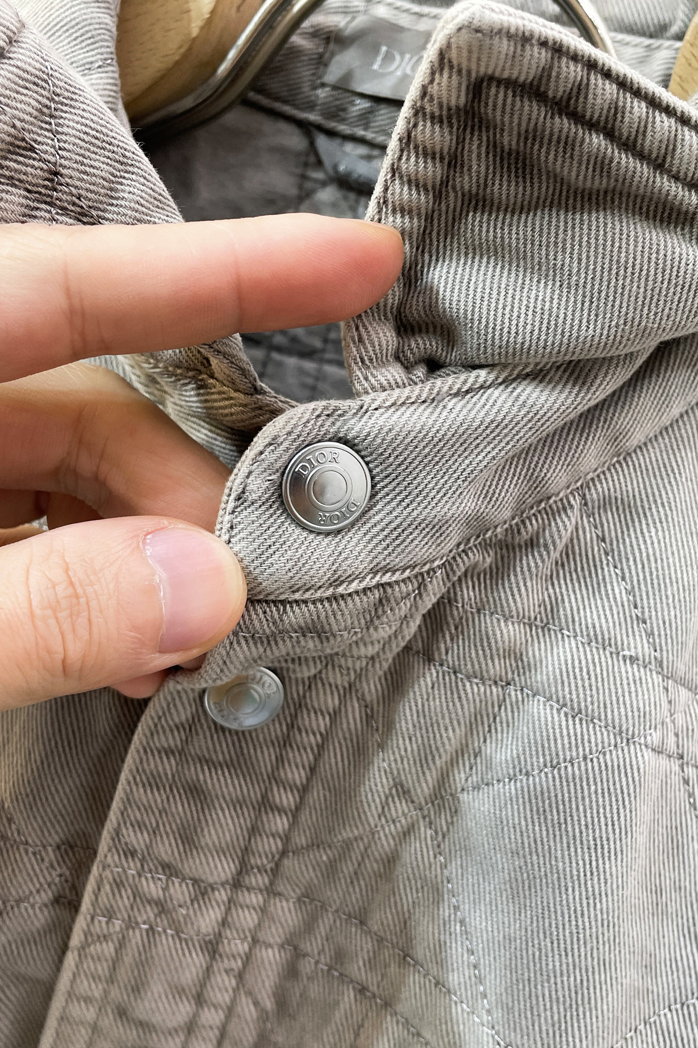 Dior Basic Clothing Cotton Gray S-xl
