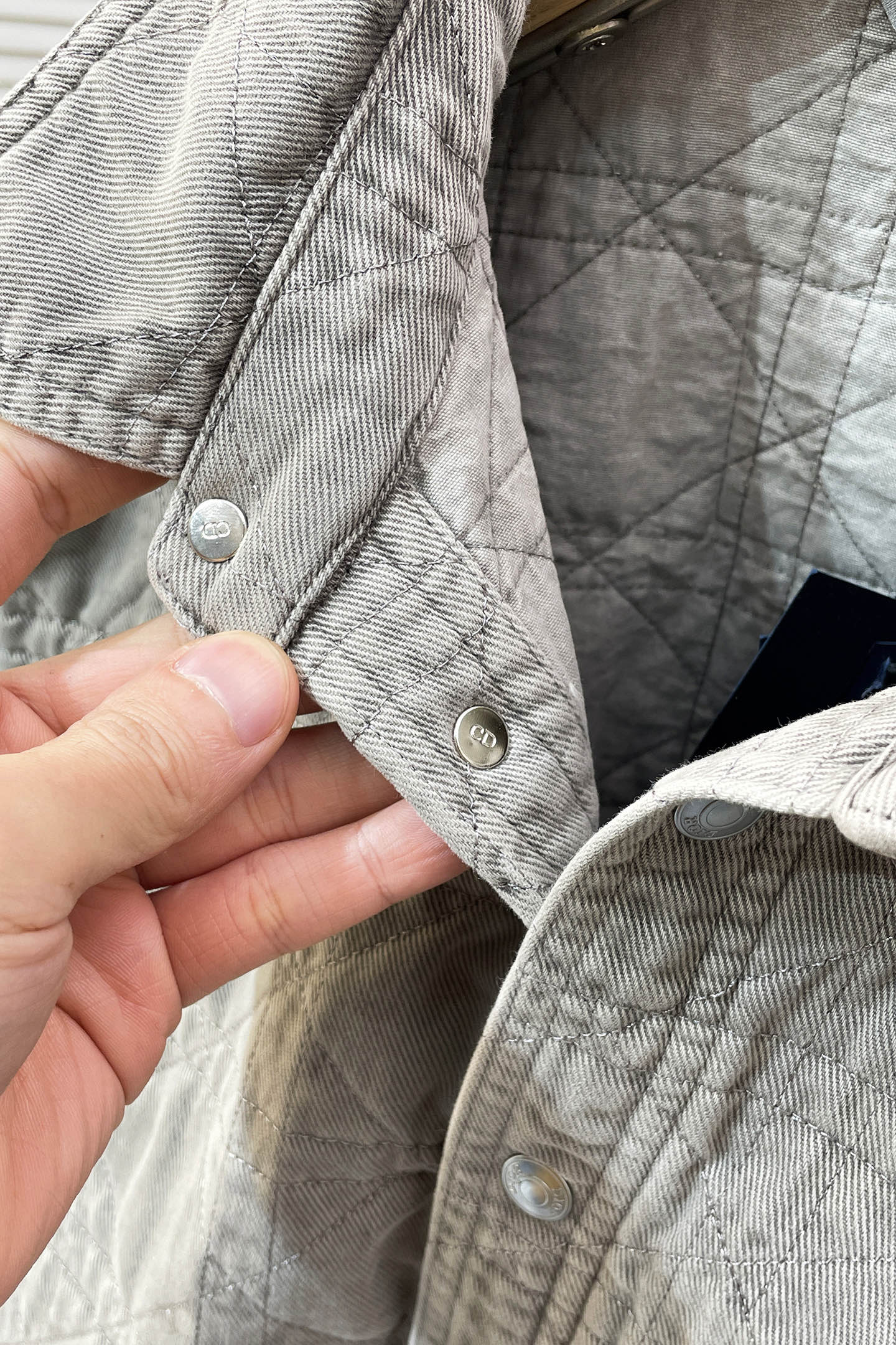 Dior Basic Clothing Cotton Gray S-xl