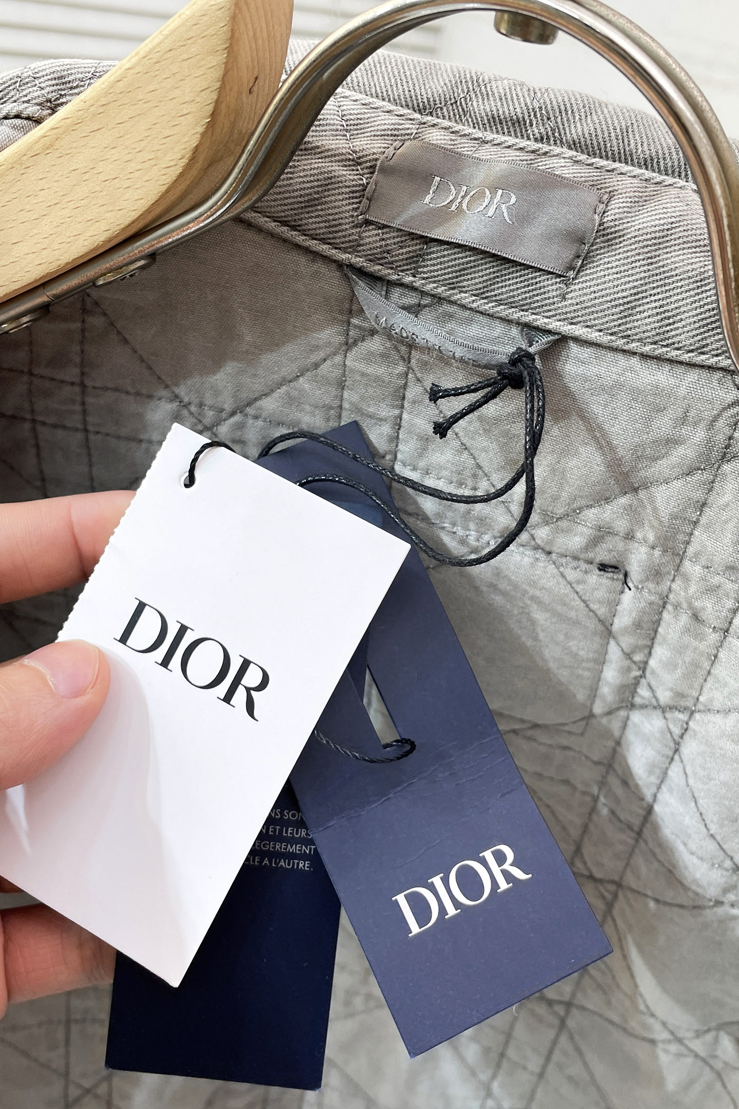 Dior Basic Clothing Cotton Gray S-xl