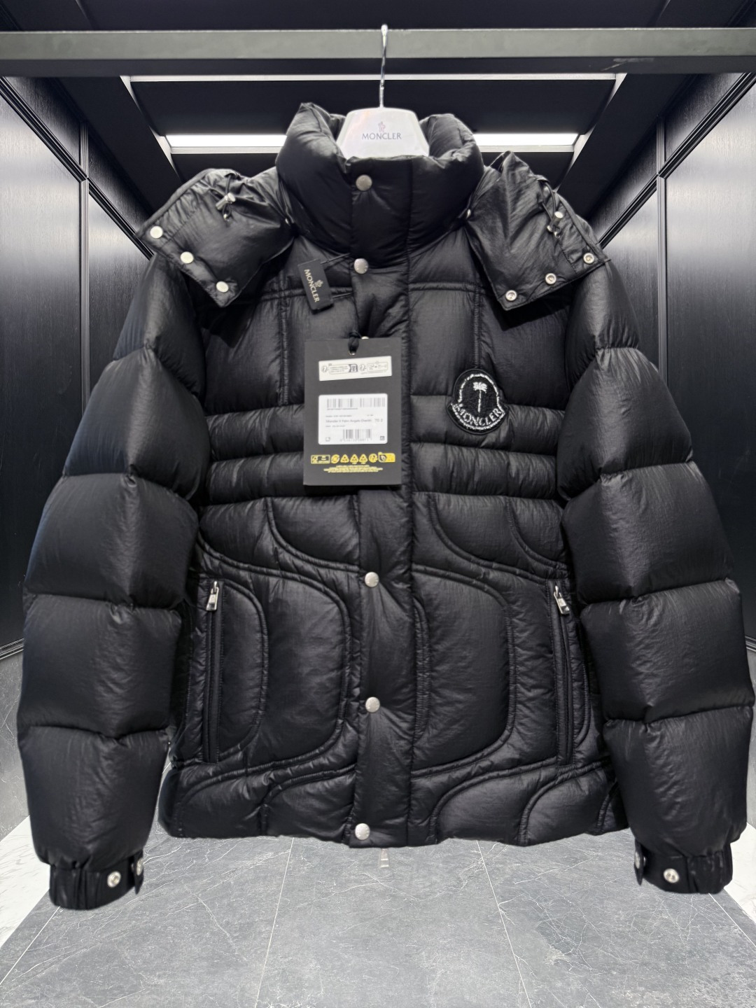 Moncler Couple Down Jacket Goose Down Plaid S-m-l