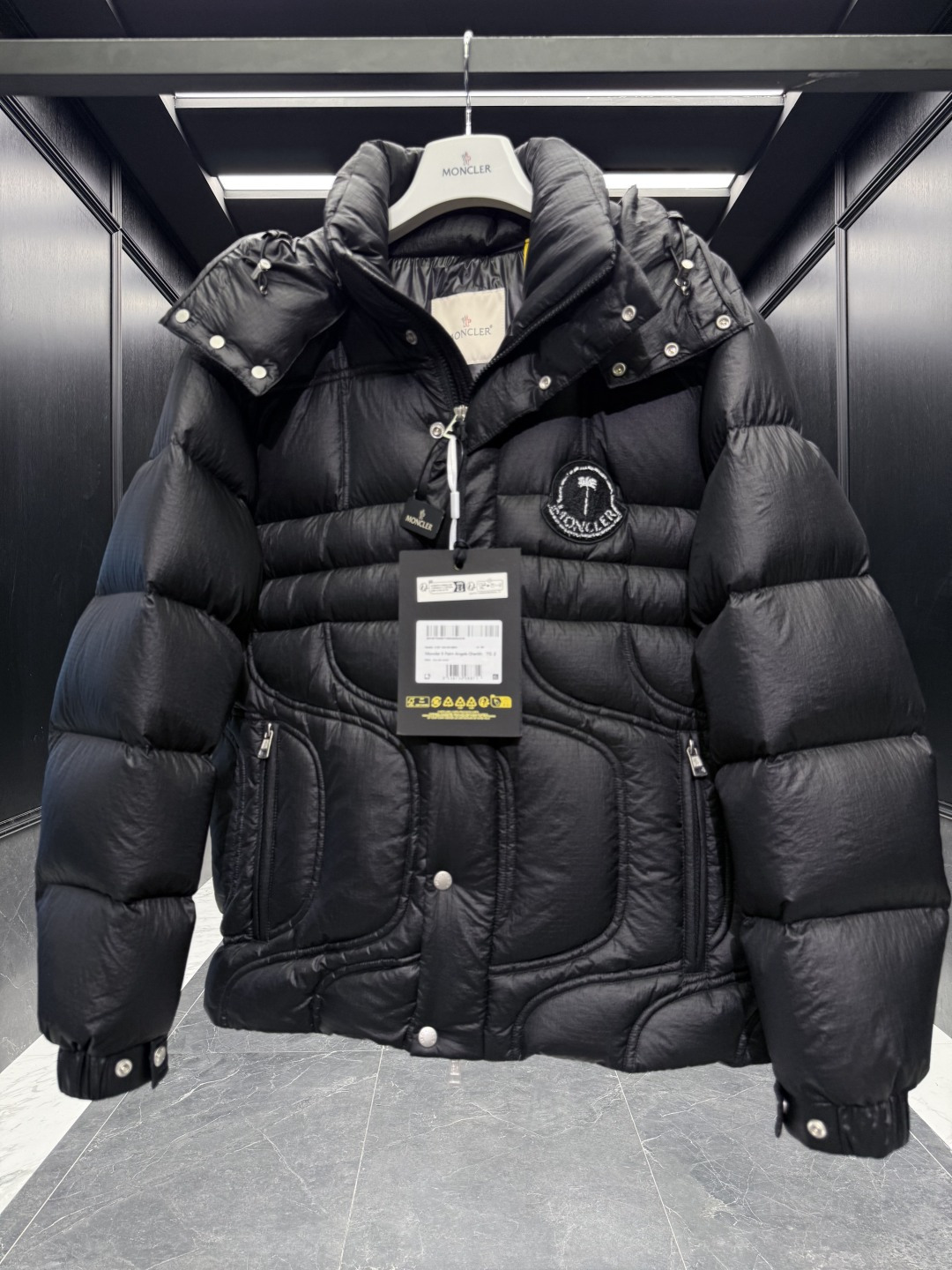 Moncler Couple Down Jacket Goose Down Plaid S-m-l