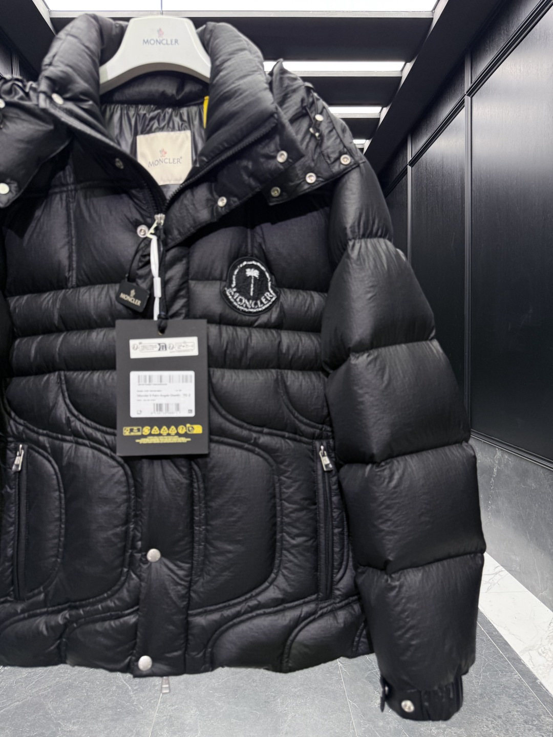 Moncler Couple Down Jacket Goose Down Plaid S-m-l
