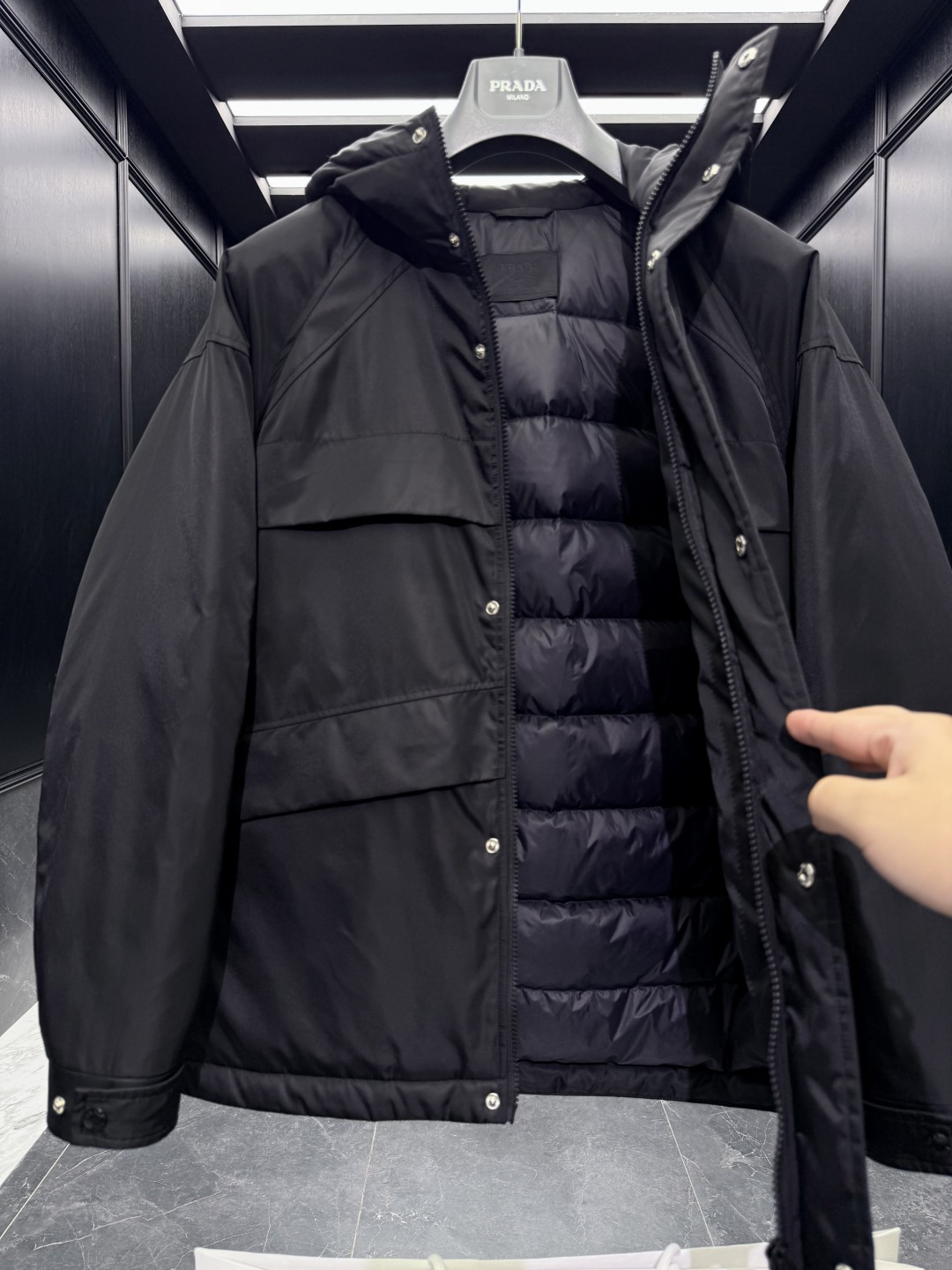 Prada Down Jacket Goose Down S-l
