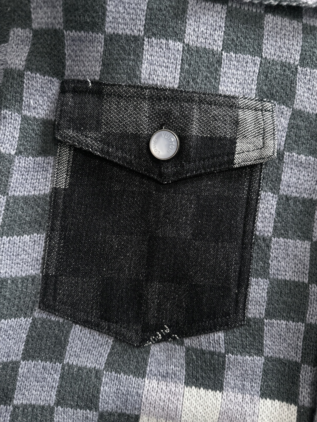 Louis Vuitton Couple Basic Clothing Wool Striped S-m-xxxl