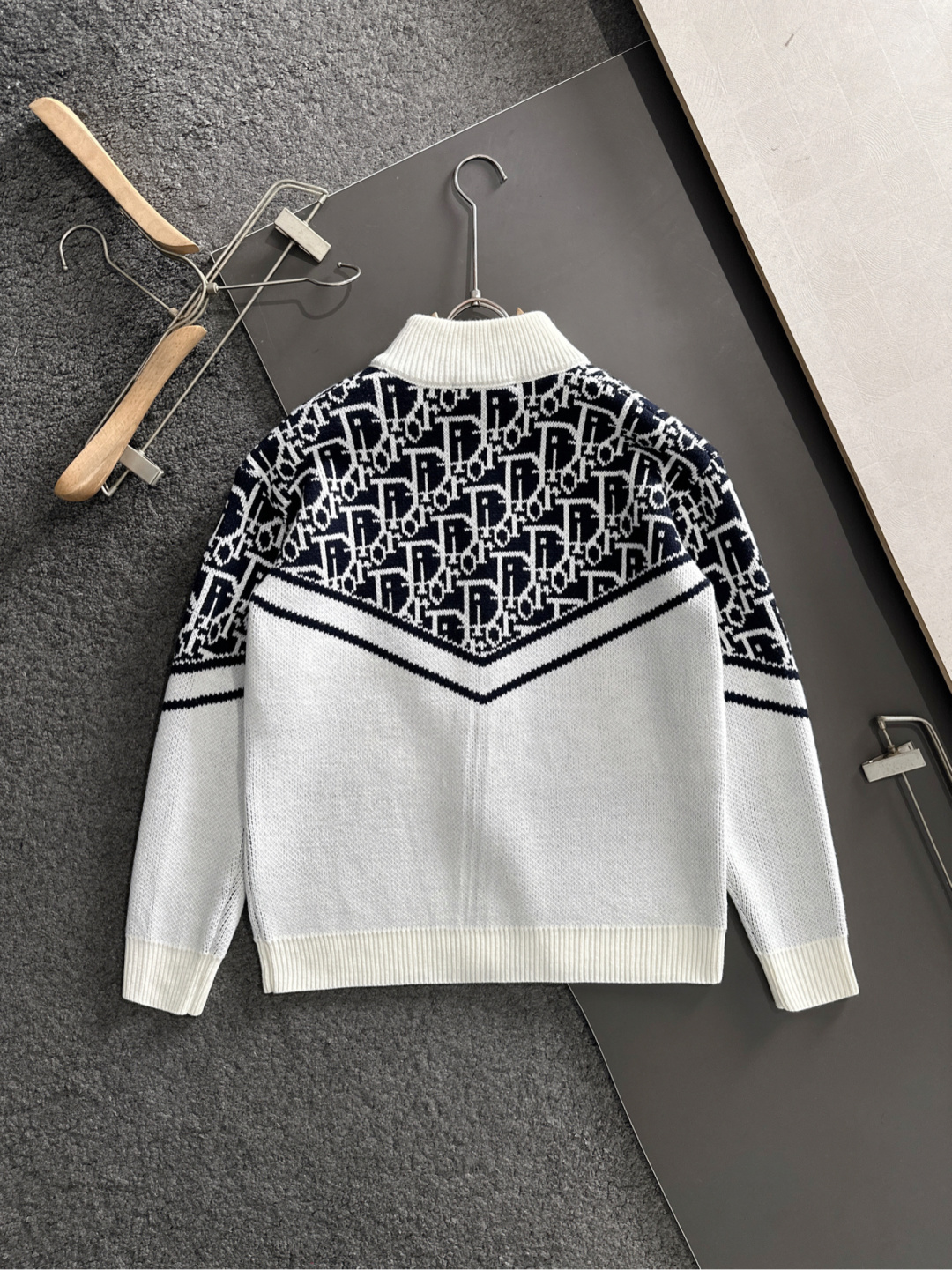 Dior Couple Basic Clothing Wool Striped S-m-xxxl