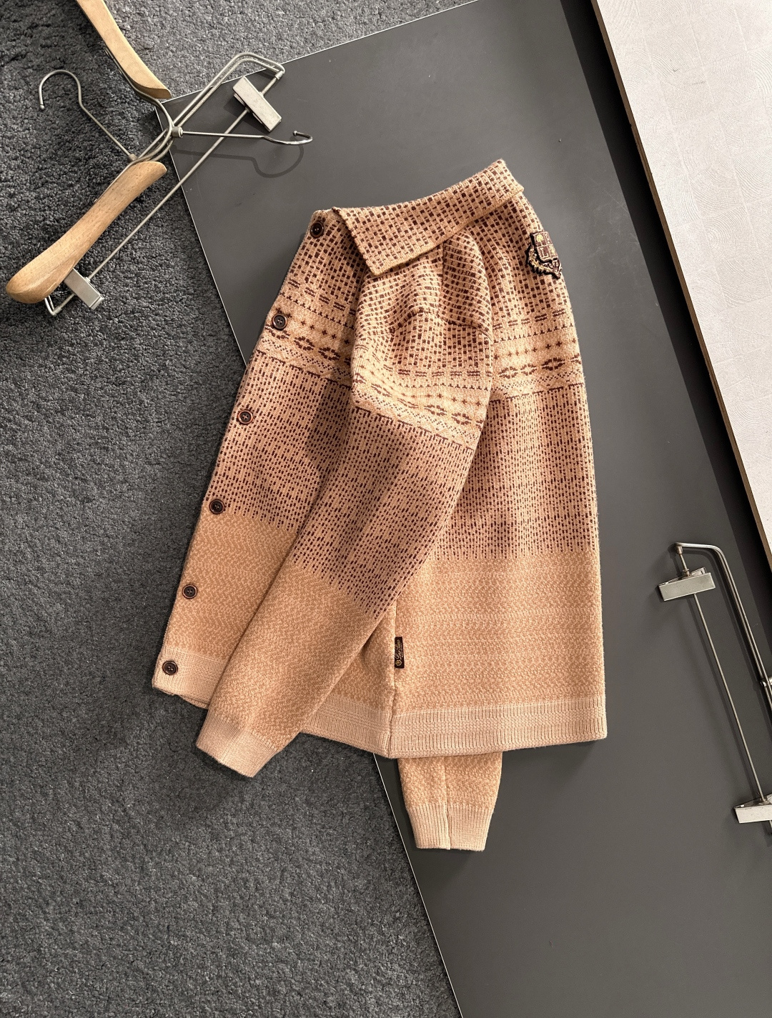 Loro Piana Couple Basic Clothing Wool Striped S-m-l-xxxl