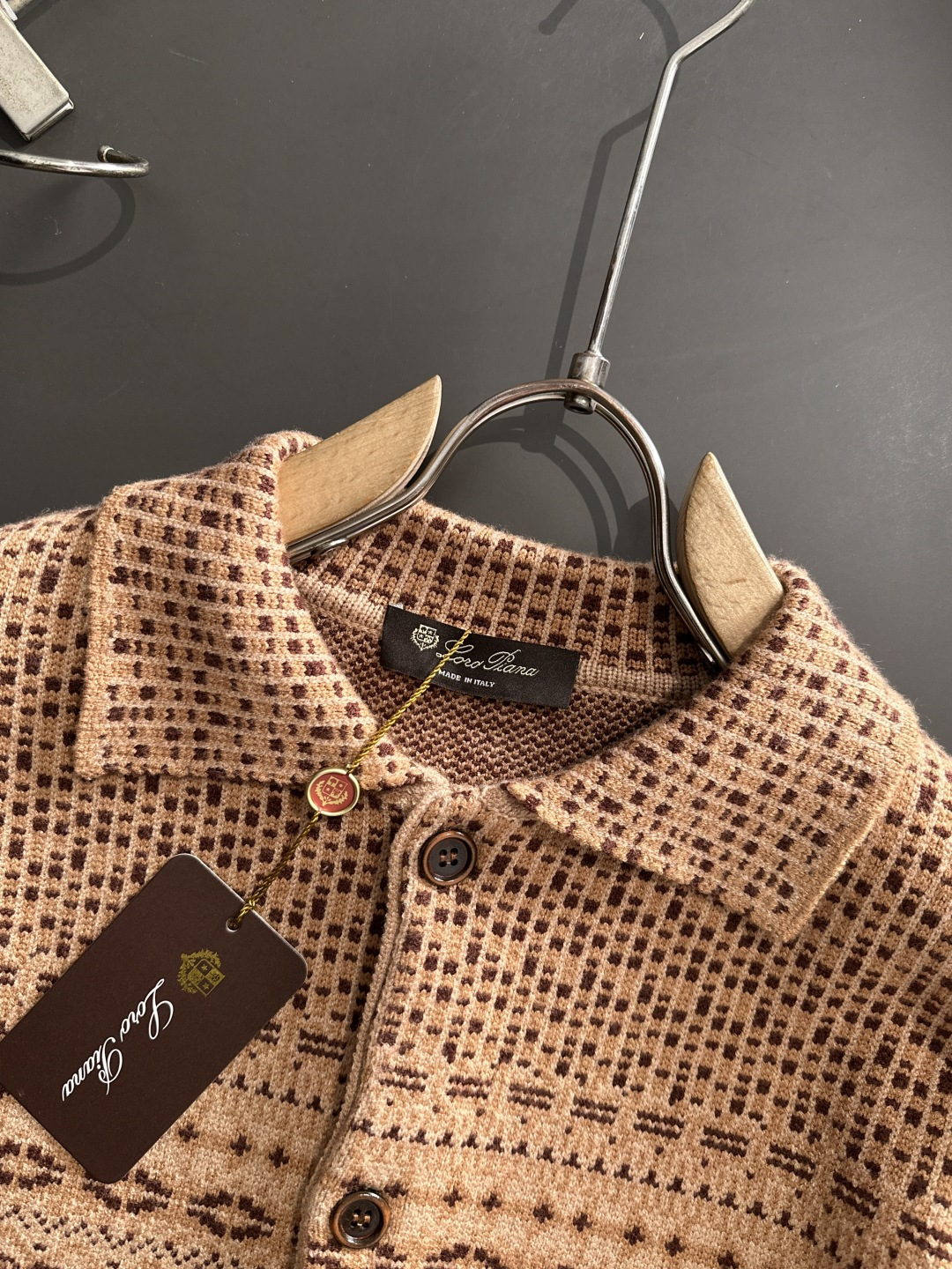 Loro Piana Couple Basic Clothing Wool Striped S-m-l-xxxl