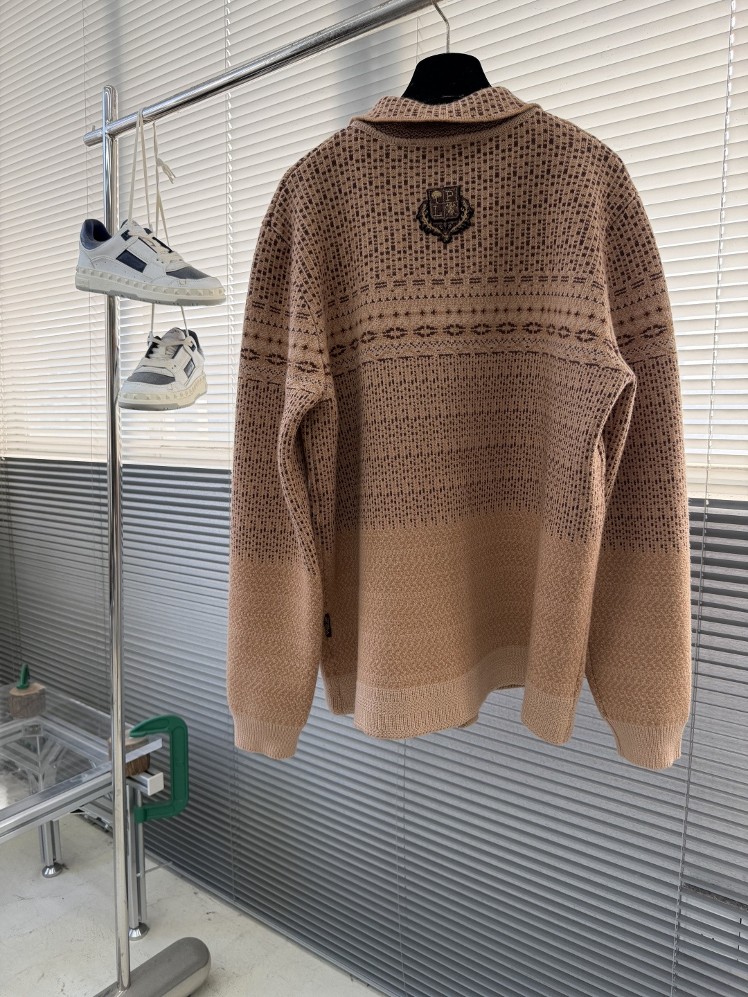 Loro Piana Couple Basic Clothing Wool Striped M-l-xl