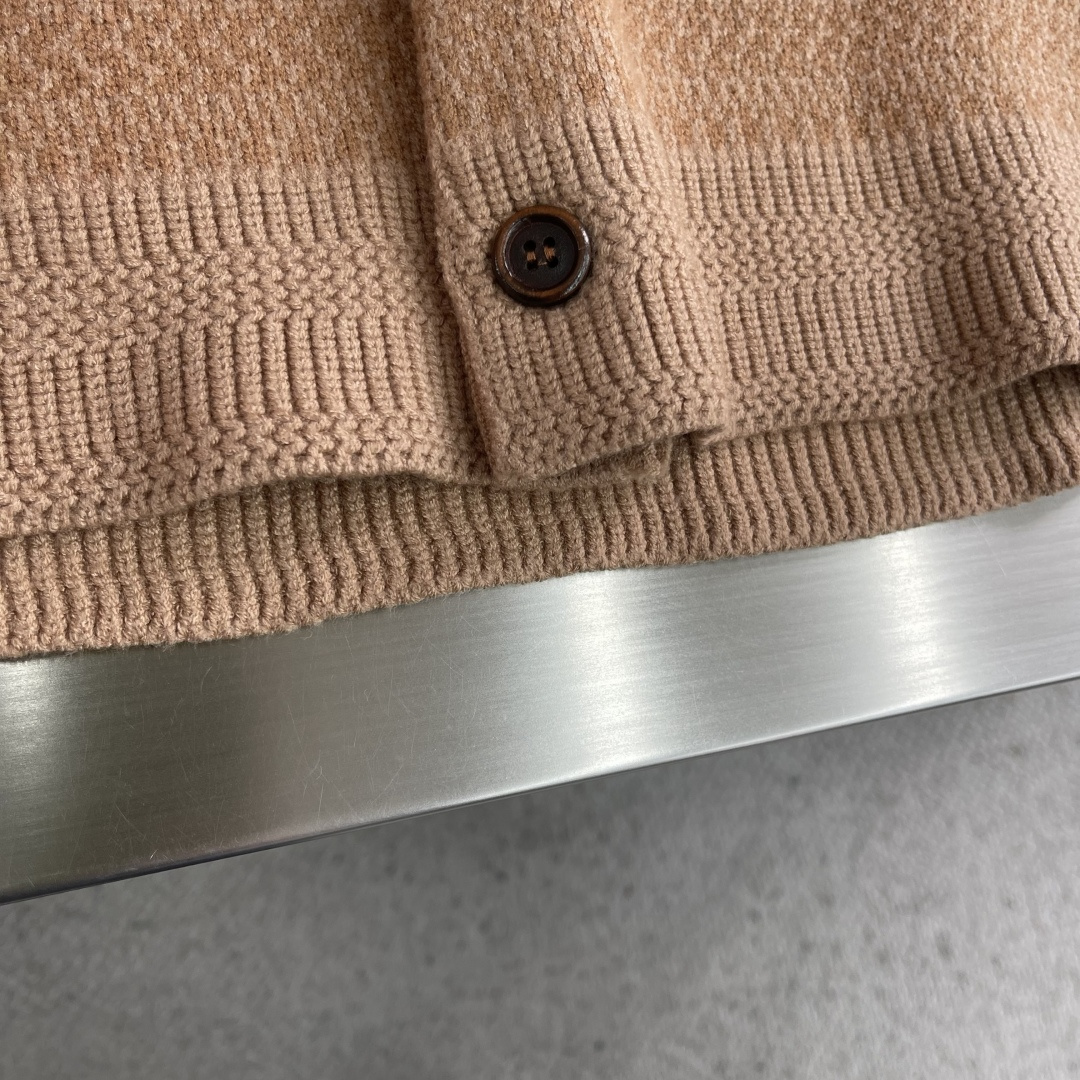 Loro Piana Couple Basic Clothing Wool Striped M-l-xl