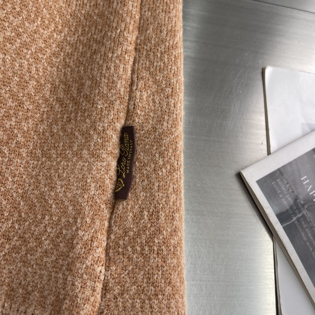 Loro Piana Couple Basic Clothing Wool Striped M-l-xl