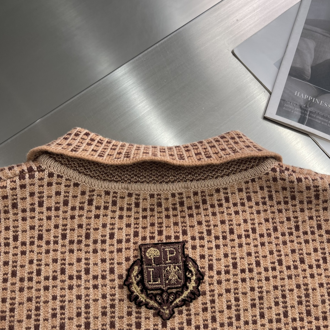 Loro Piana Couple Basic Clothing Wool Striped M-l-xl