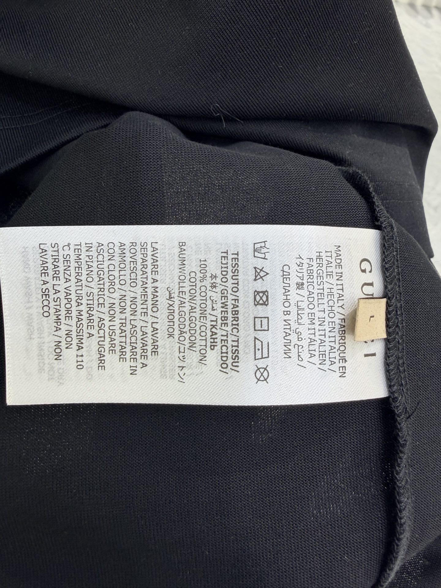 Gucci Basic Clothing Cotton S-l-xl