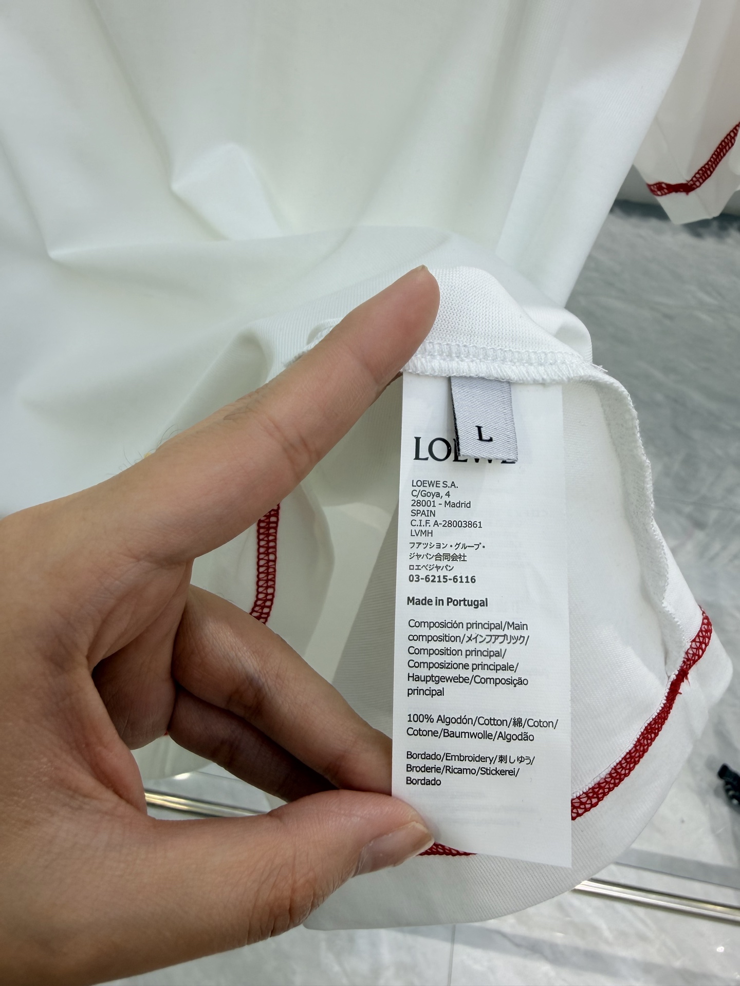 Loewe Basic Clothing Cotton S-l-xl