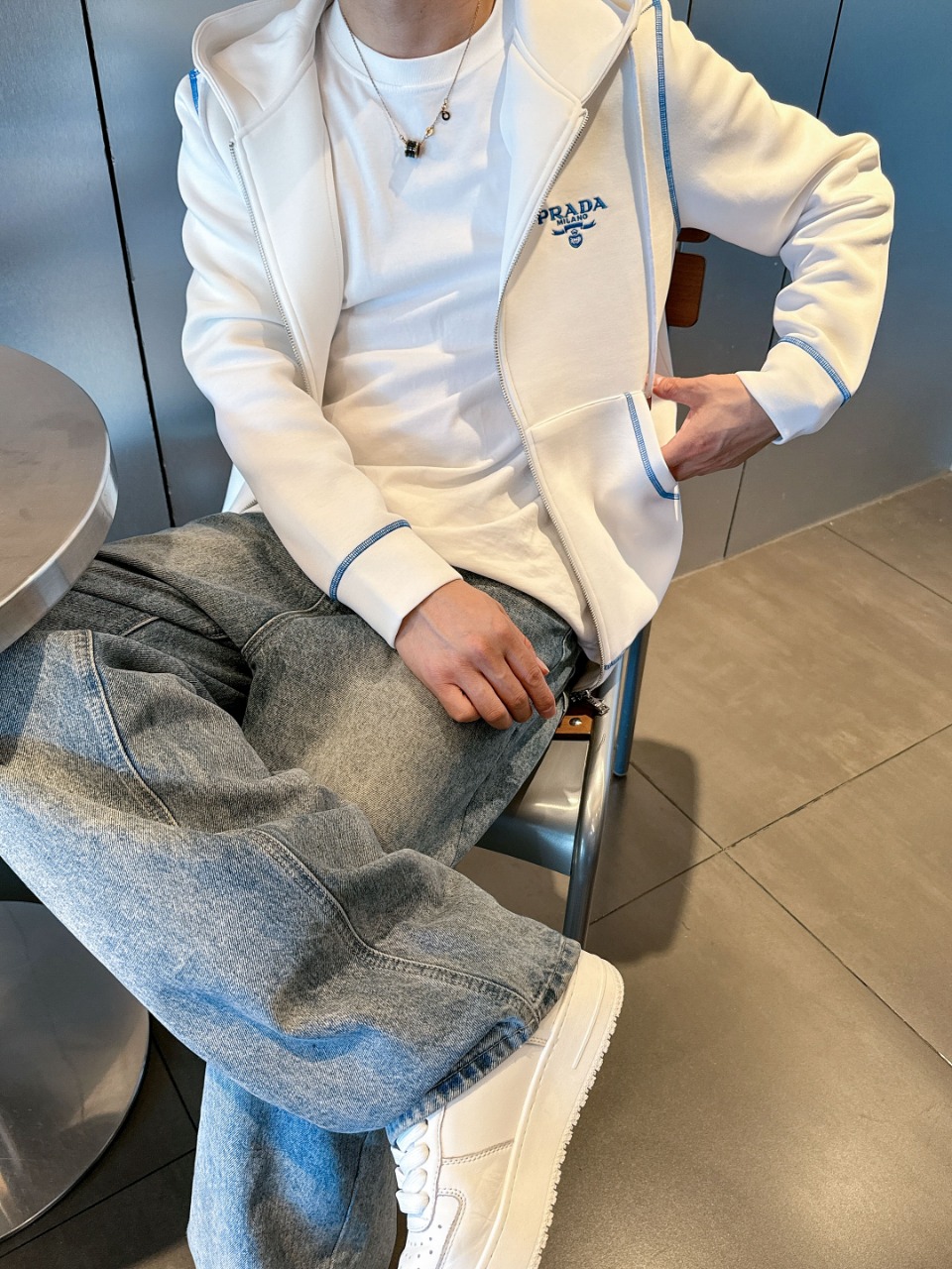 Prada Hoodie Cotton M-l-xl