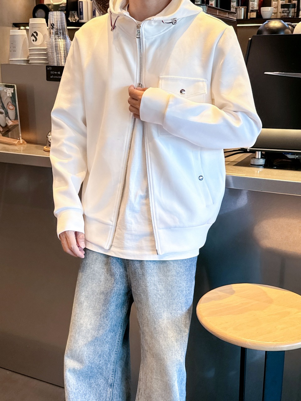 Moncler Basic Clothing Cotton Hooded M-l-xl