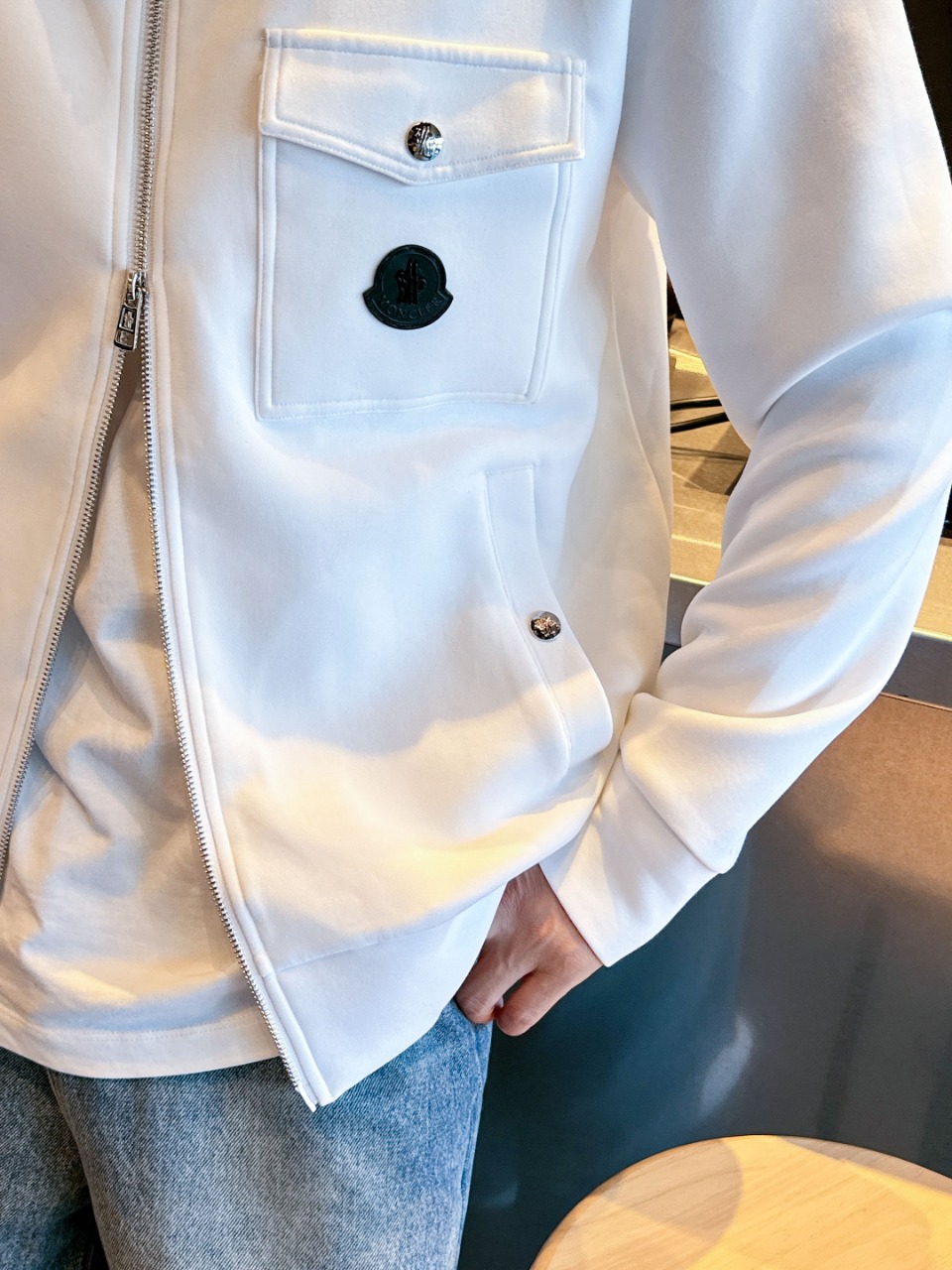 Moncler Basic Clothing Cotton Hooded M-l-xl
