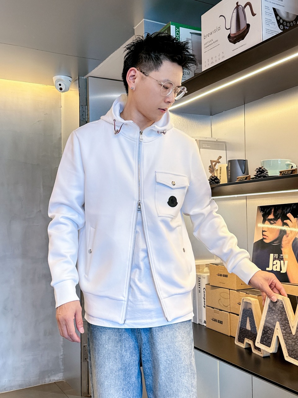 Moncler Basic Clothing Cotton Hooded M-l-xl