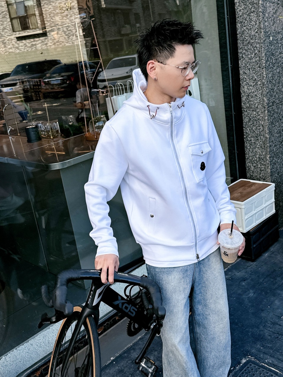 Moncler Basic Clothing Cotton Hooded M-l-xl