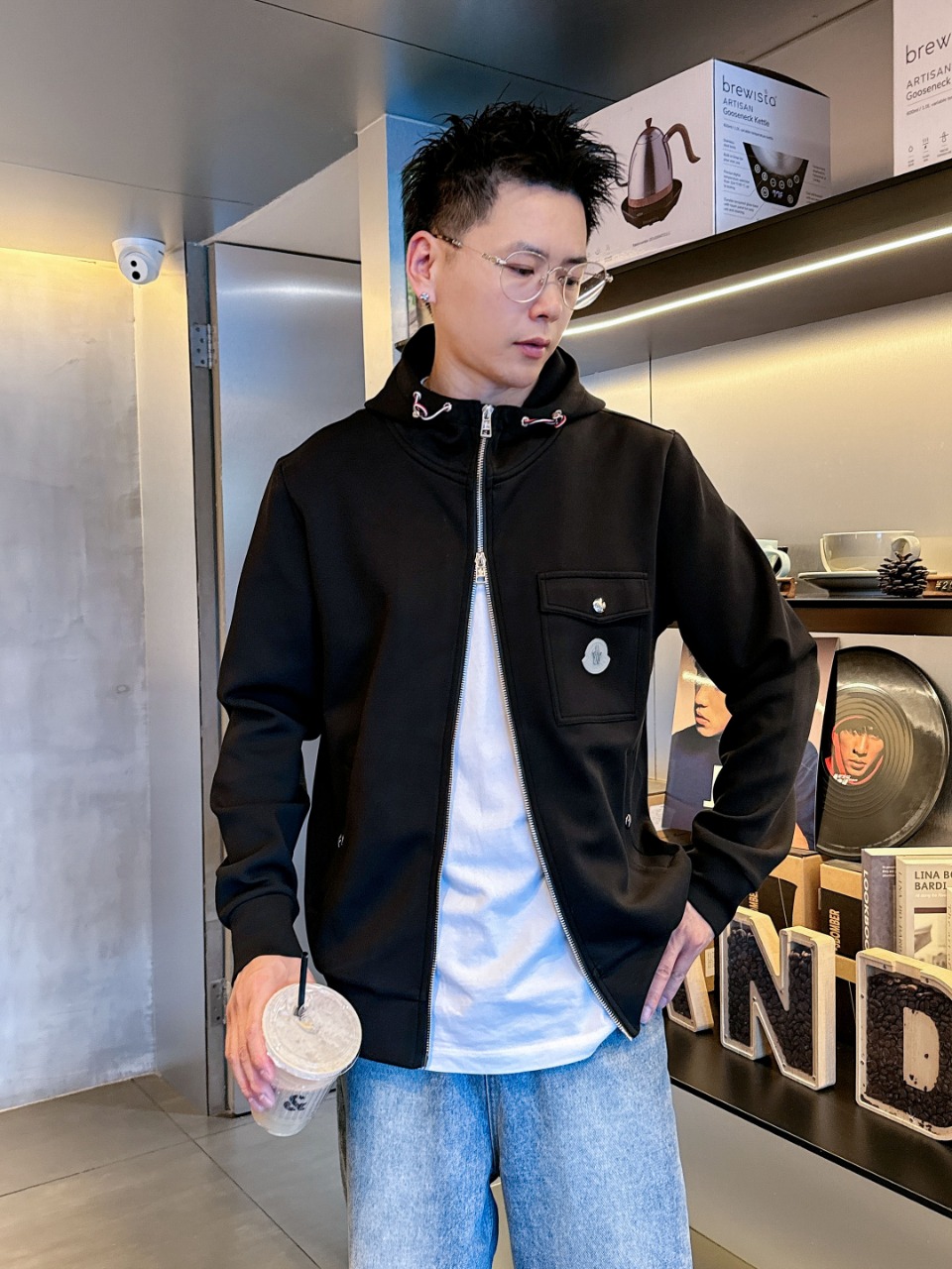 Moncler Basic Clothing Cotton Hooded M-l-xl