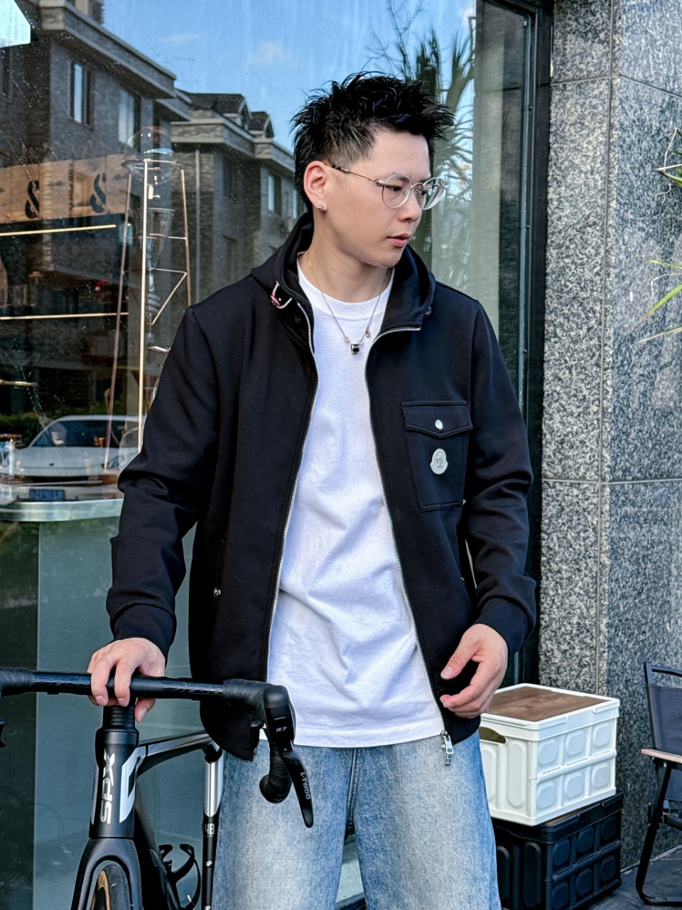 Moncler Basic Clothing Cotton Hooded M-l-xl