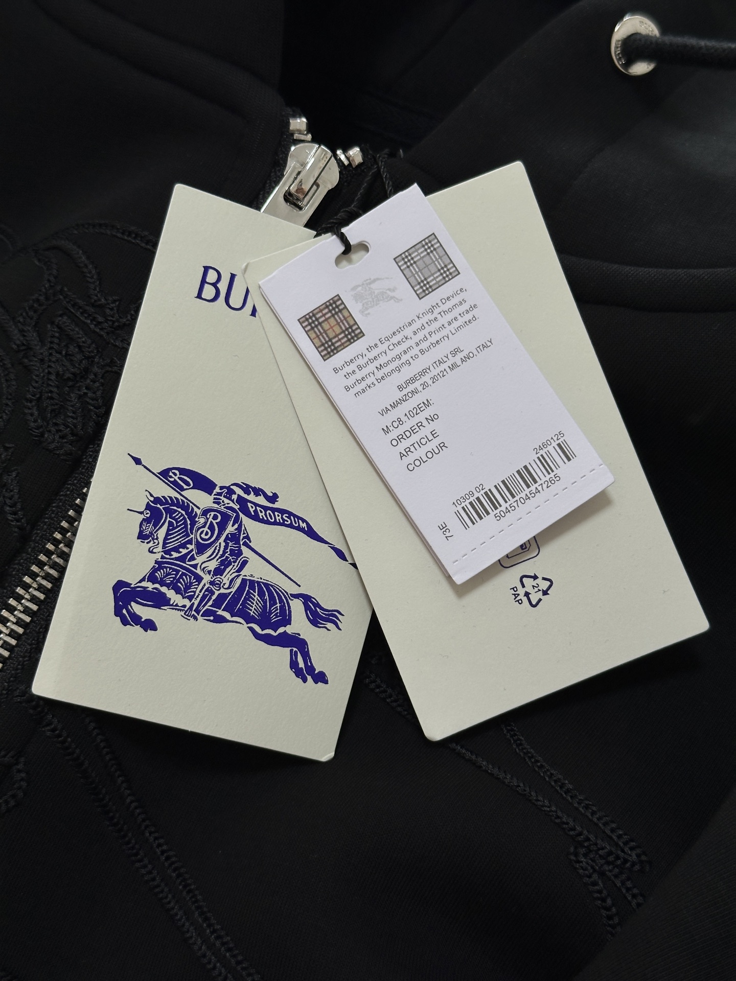 Burberry Jacket Cotton M-l-xl
