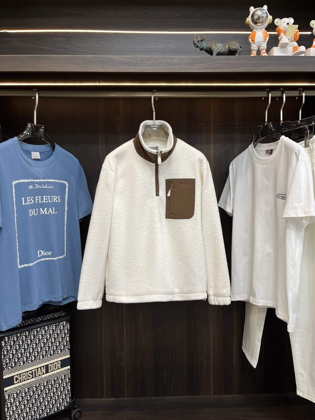 Dior Male Hoodie Wool White S-m-l-xl