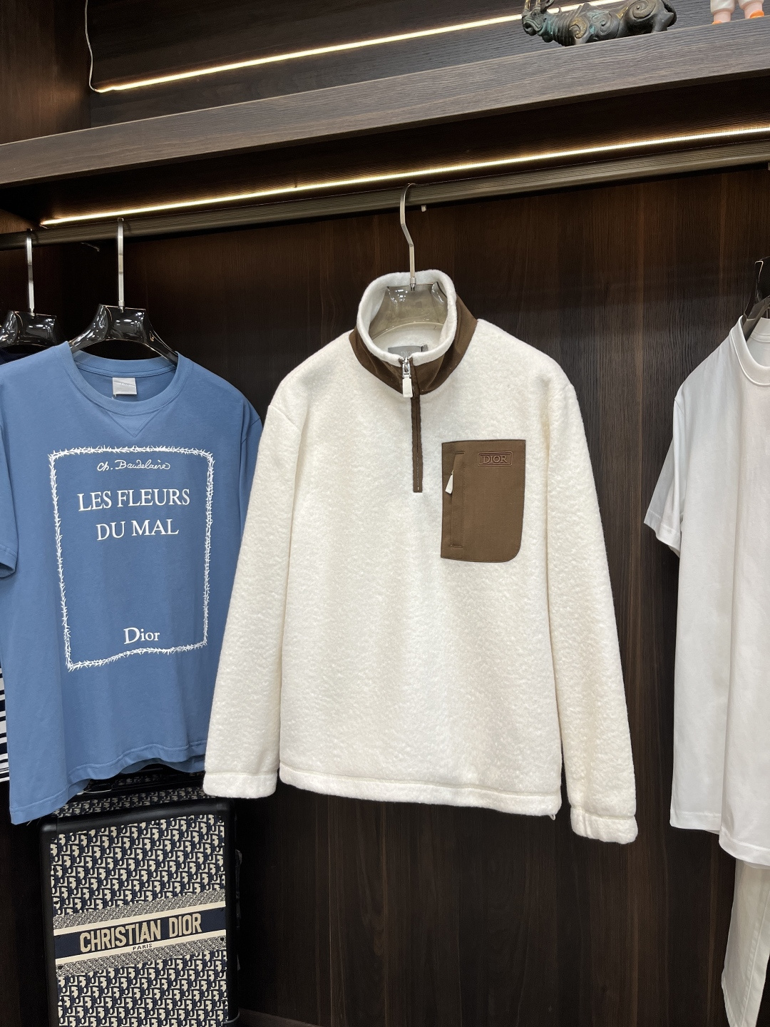 Dior Male Hoodie Wool White S-m-l-xl