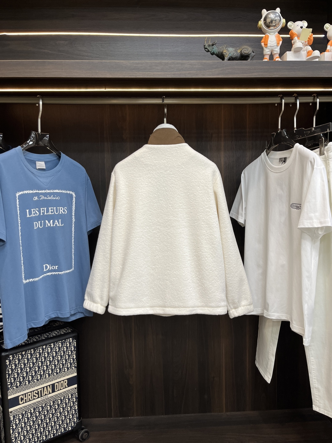 Dior Male Hoodie Wool White S-m-l-xl