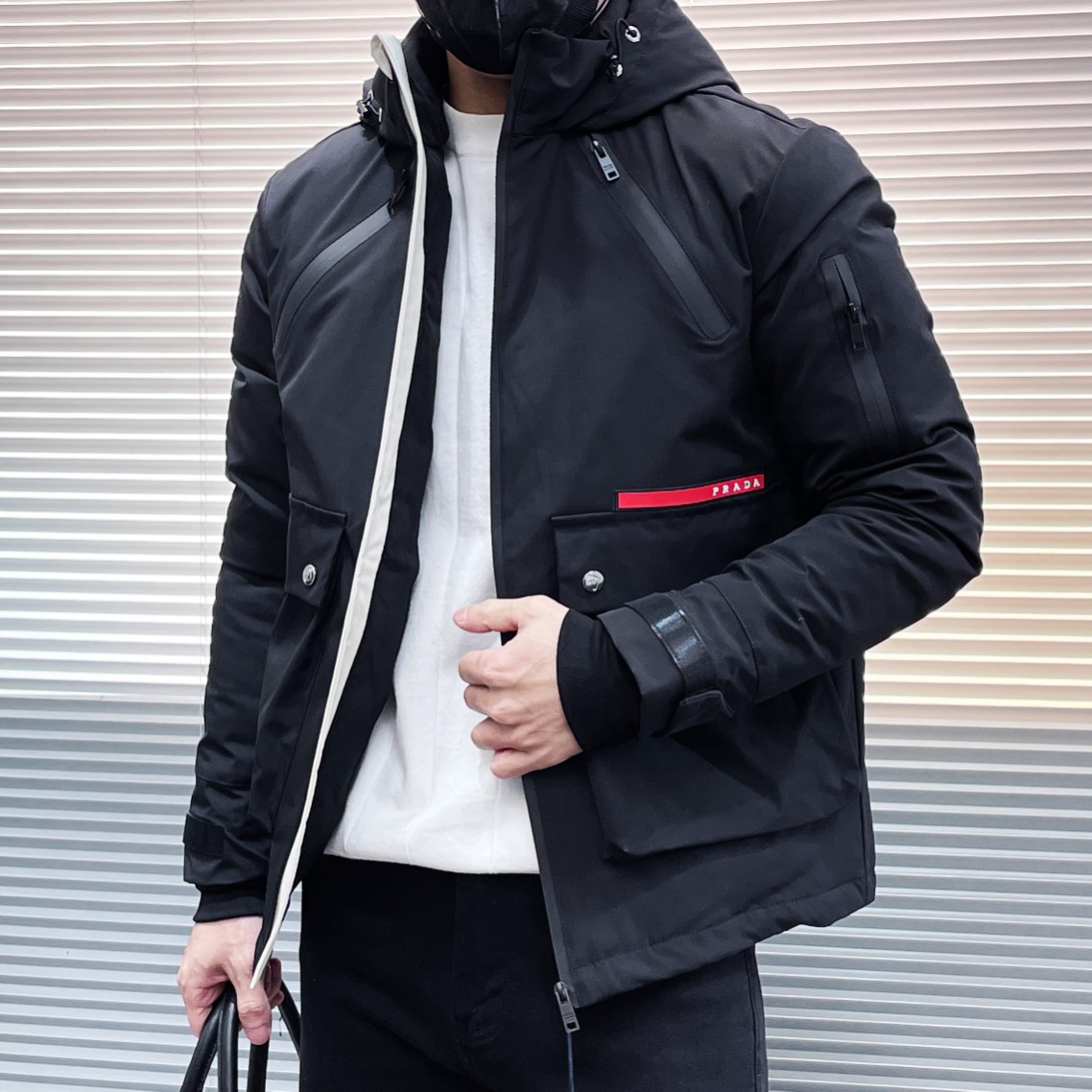 Prada Down Jacket White Duck Down M-xxxl