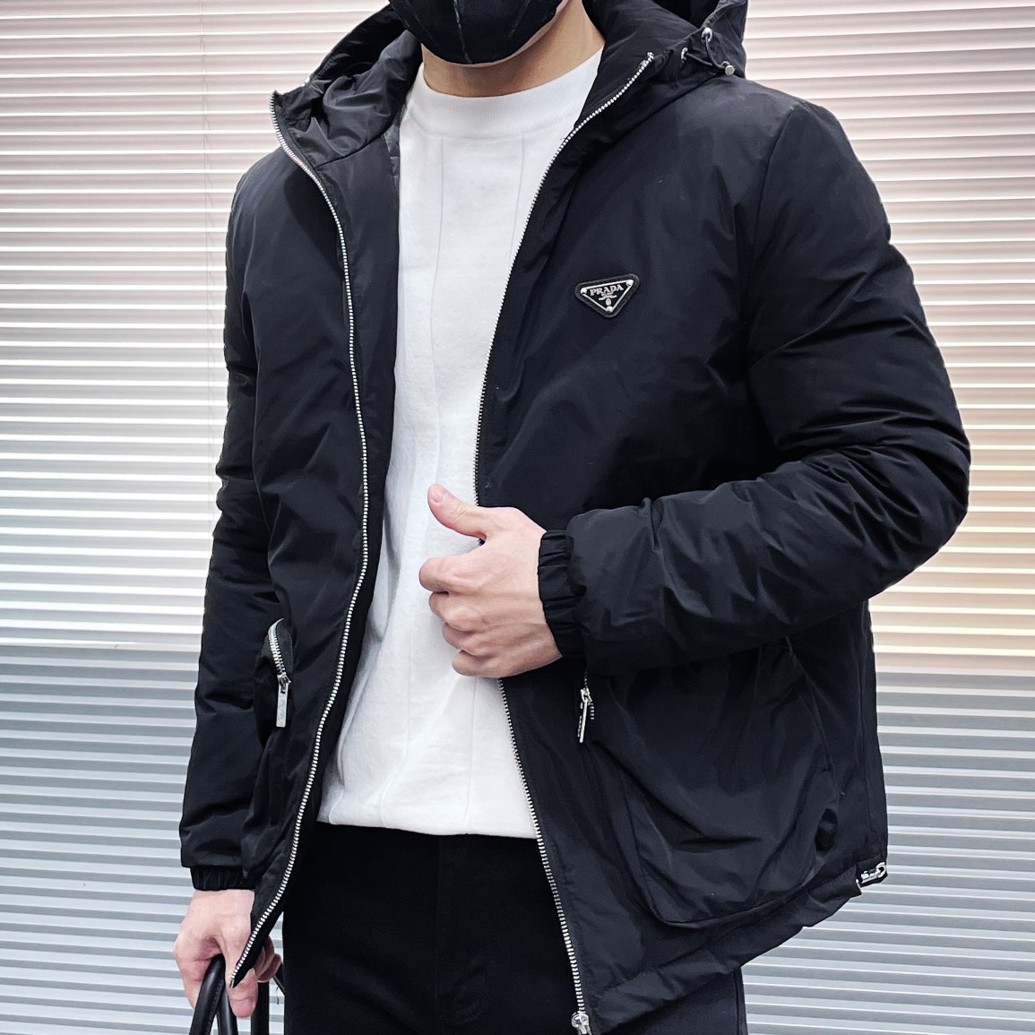 Prada Down Jacket White Duck Down M-xxxl