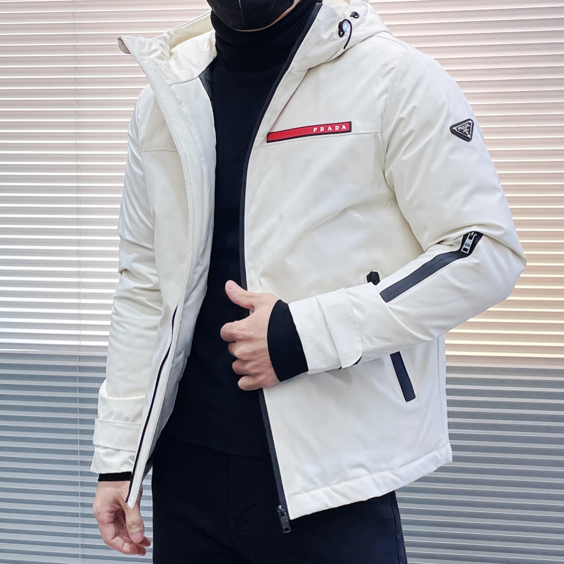 Prada Down Jacket White Duck Down M-xxxl