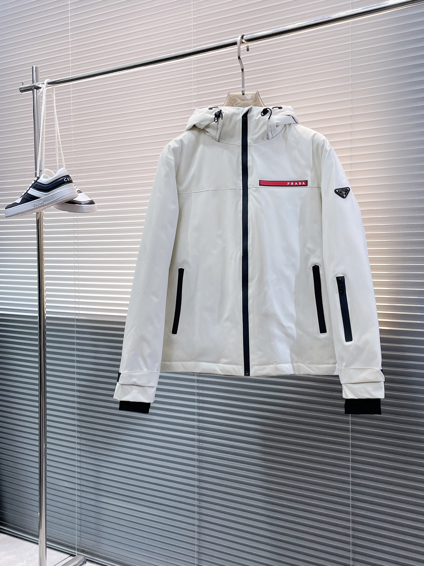 Prada Down Jacket White Duck Down M-xxxl