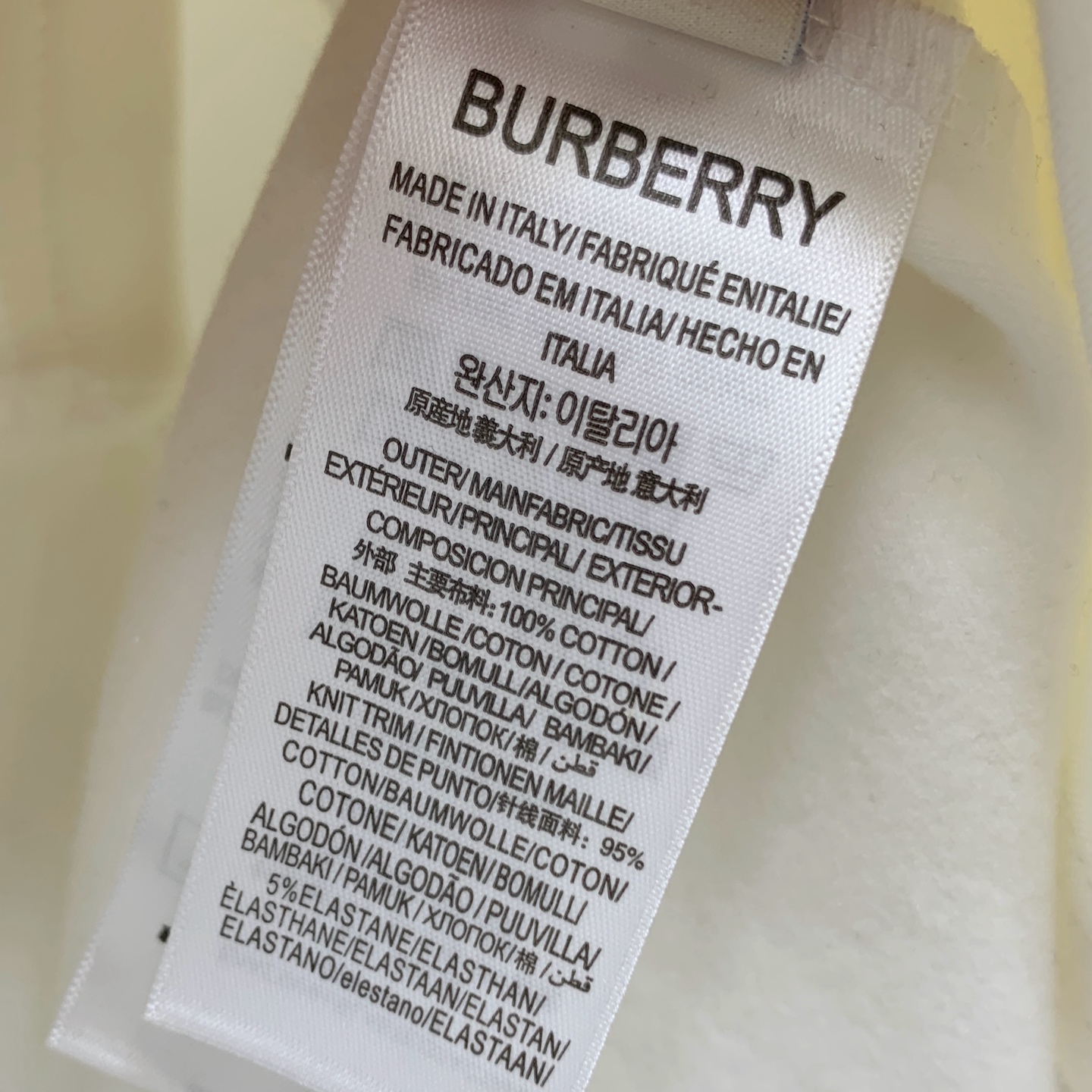 Burberry Basic Clothing S-xl