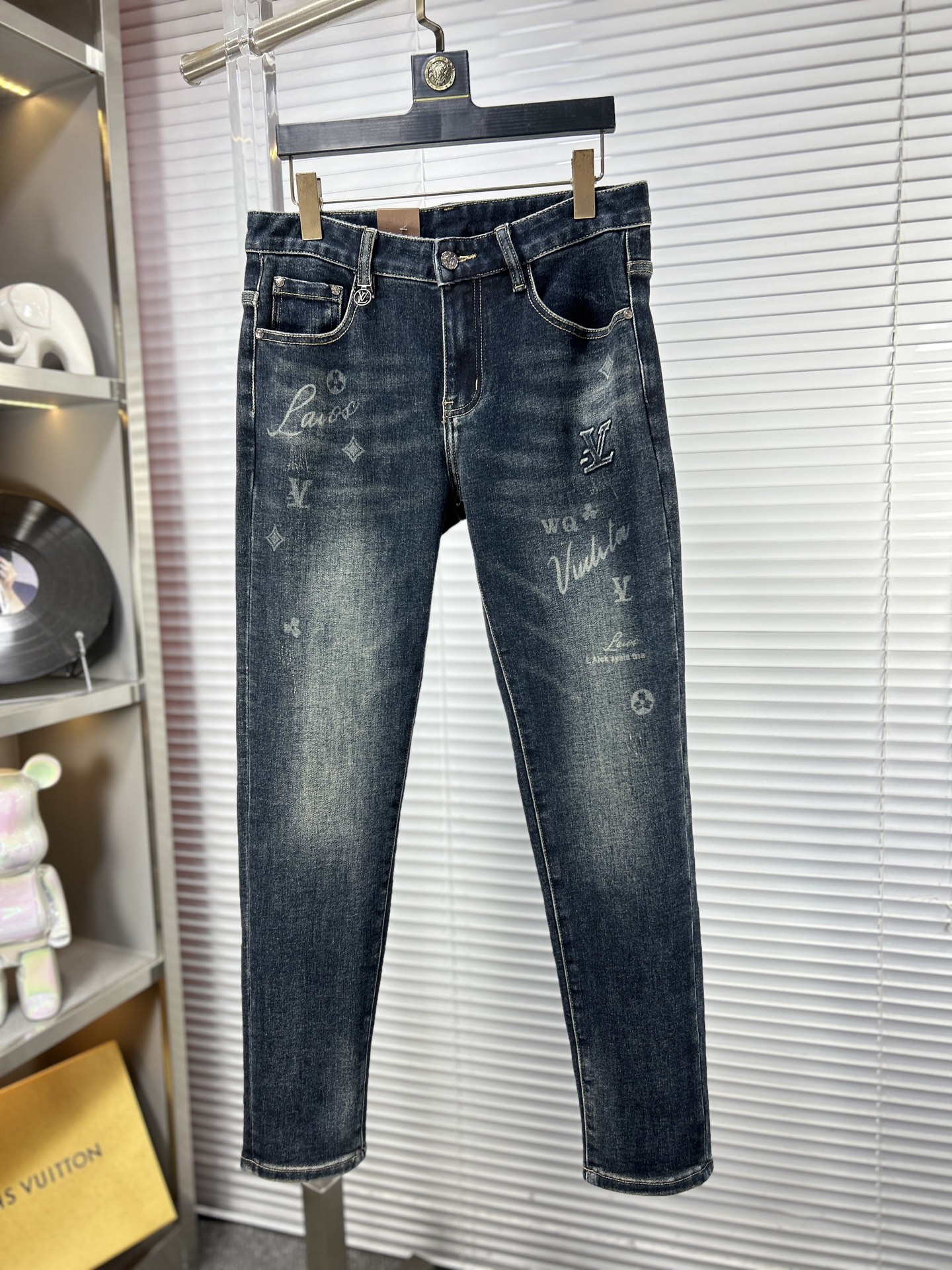 Louis Vuitton Male Jeans Fleece Lined S-m-l