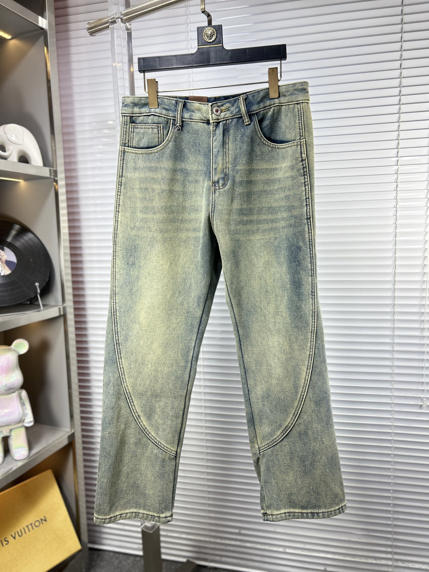 Louis Vuitton Male Jeans Fleece Lined S-m-l