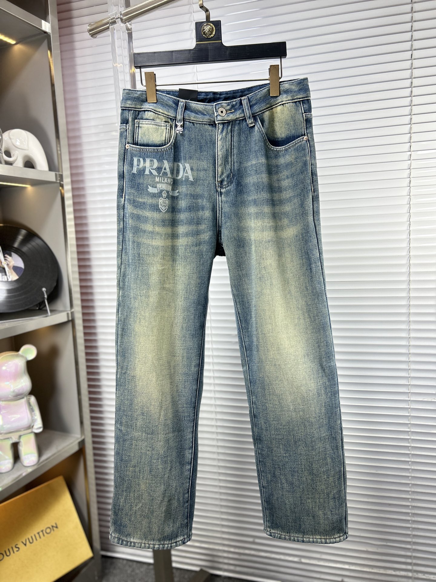 Prada Male Jeans Fleece Lined S-m
