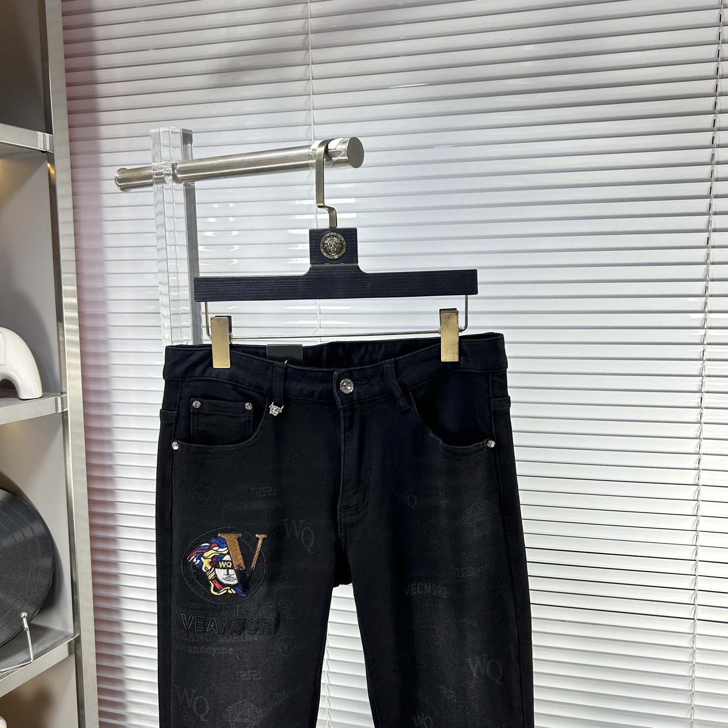 Versace Male Jeans Fleece Lined S-m