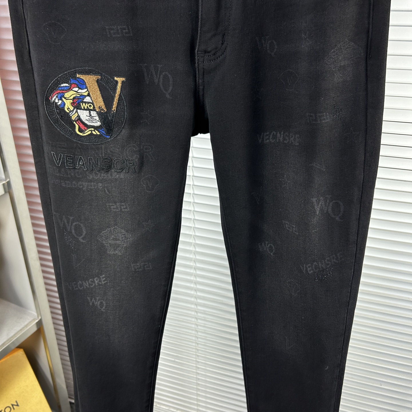 Versace Male Jeans Fleece Lined S-m