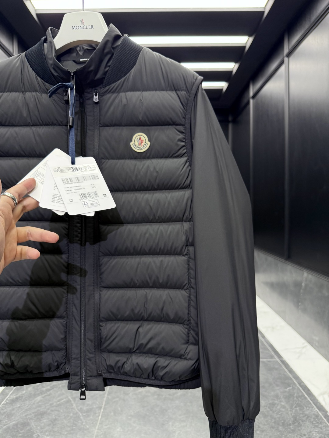 Moncler Male Down Vest Knitted S-m-l