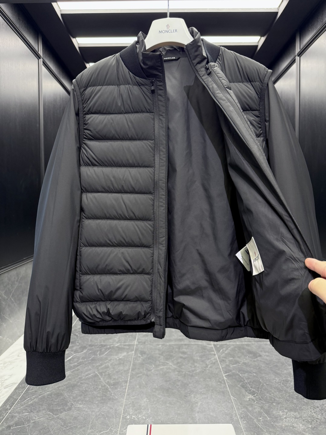 Moncler Male Down Vest Knitted S-m-l