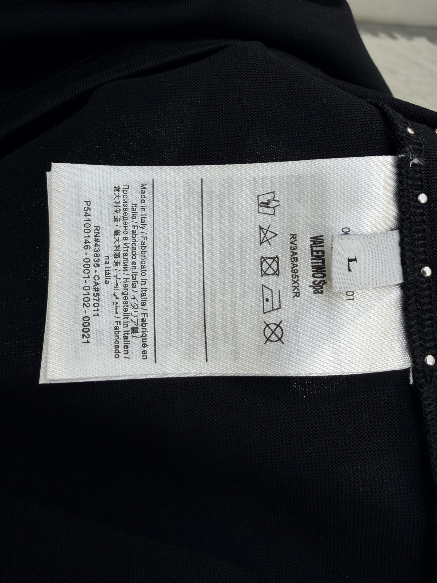 Valentino Basic Clothing Cotton S-l-xl