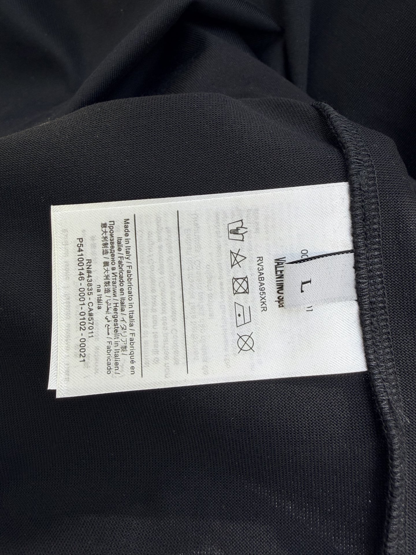 Valentino Basic Clothing Cotton S-l-xl