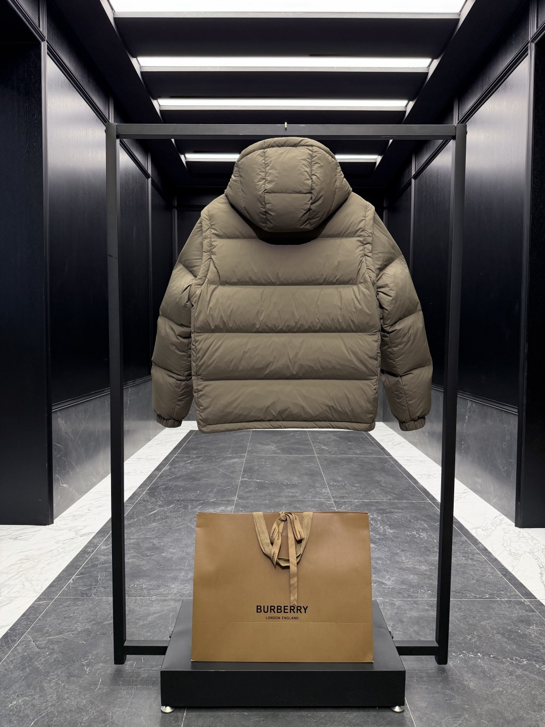 Burberry Couple Vest Wool Black Hooded S-m-l-xl