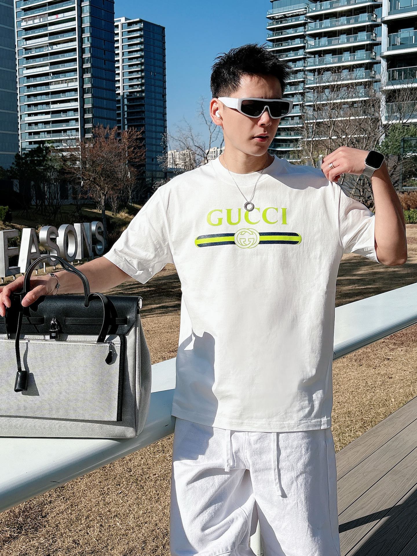 Gucci Basic Clothing Cotton Black M-l-xl