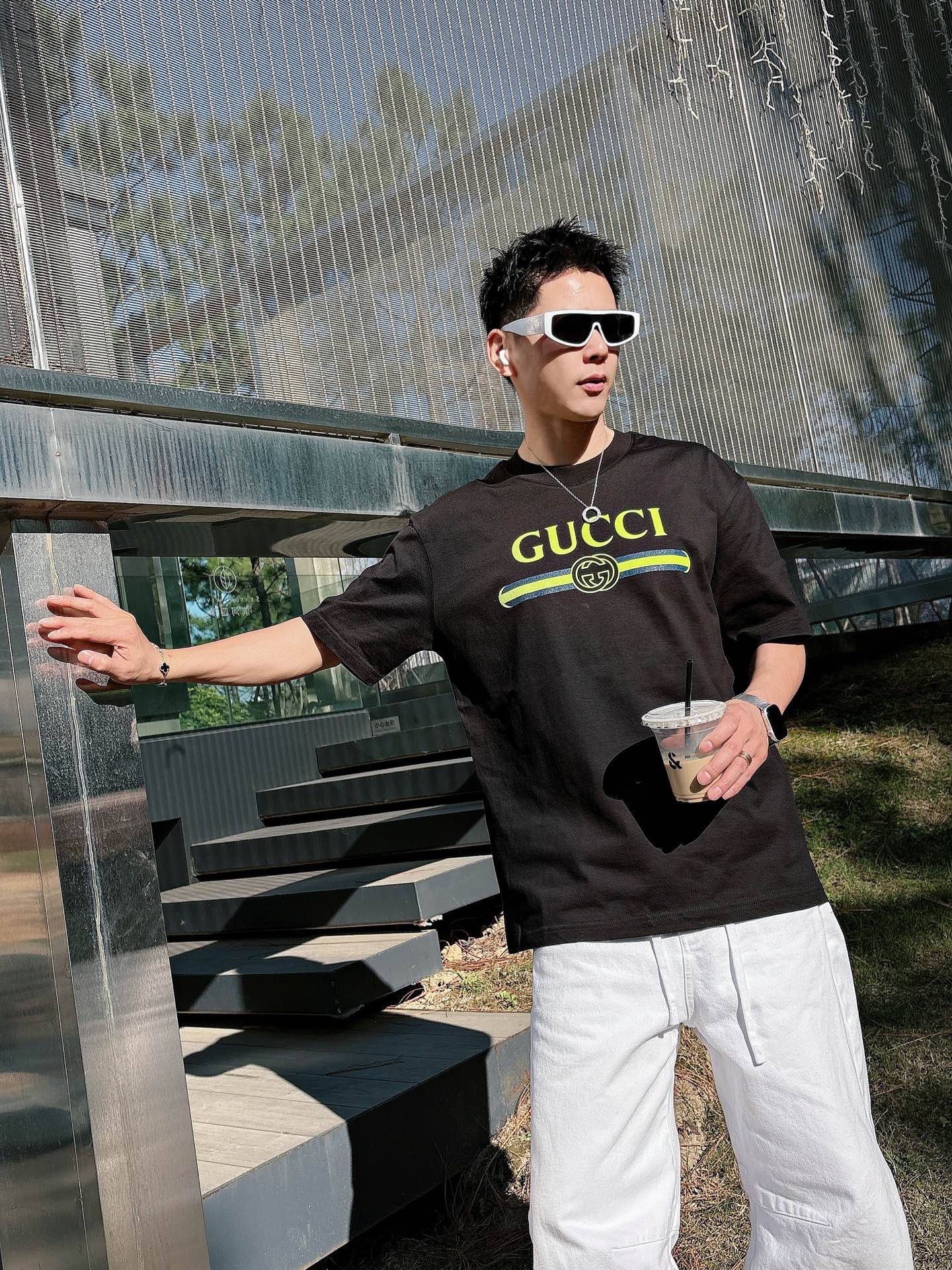 Gucci Basic Clothing Cotton Black M-l-xl