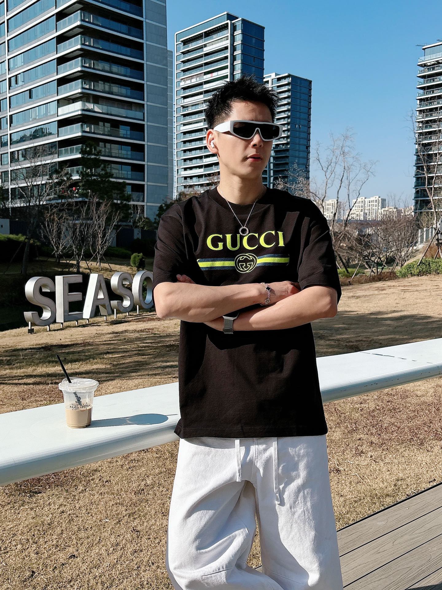 Gucci Basic Clothing Cotton Black M-l-xl
