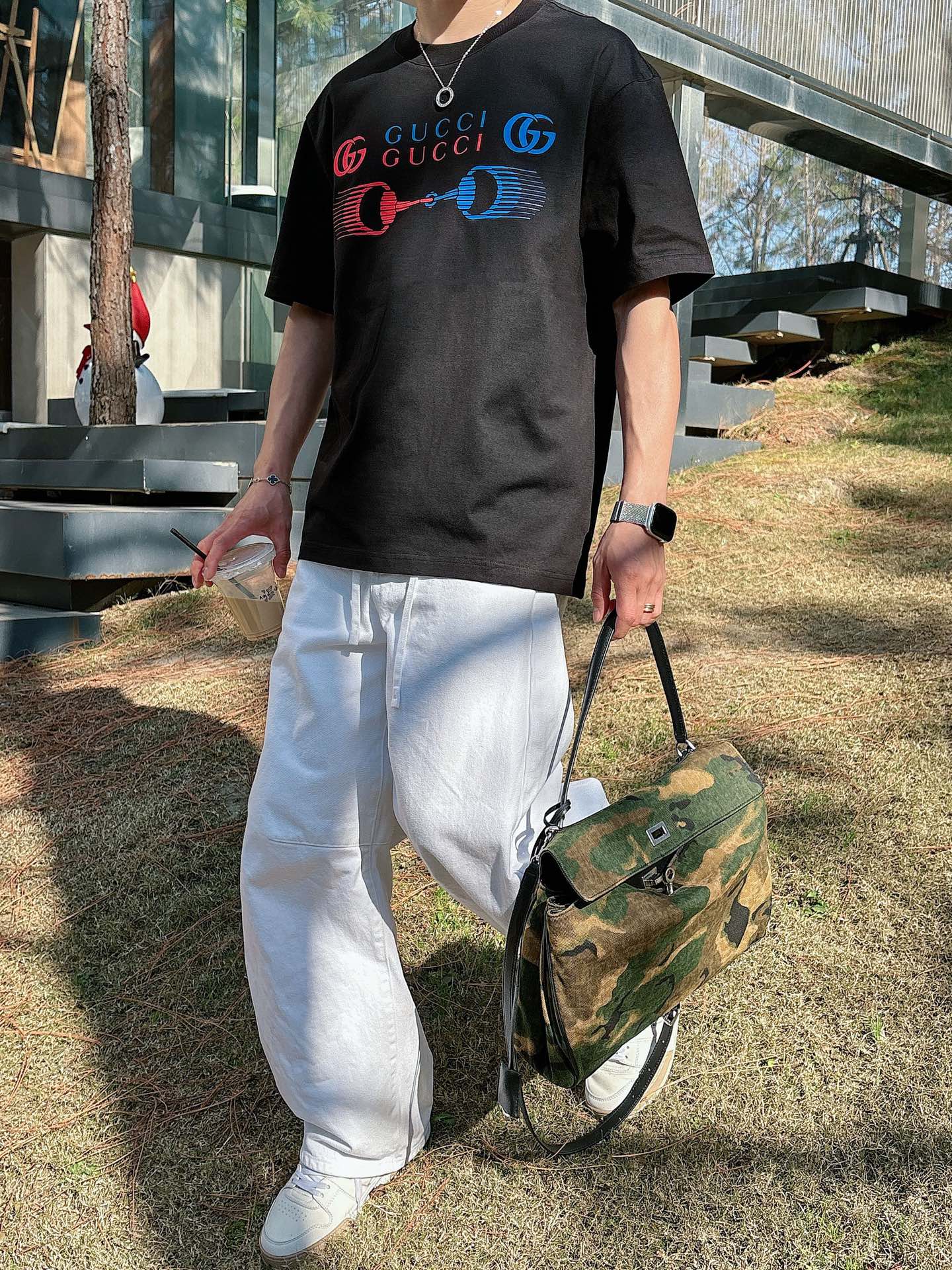Gucci Basic Clothing Cotton Black M-l-xl