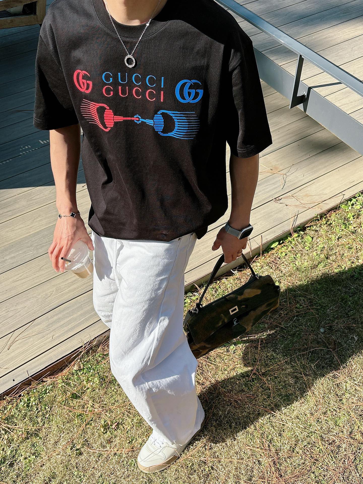 Gucci Basic Clothing Cotton Black M-l-xl