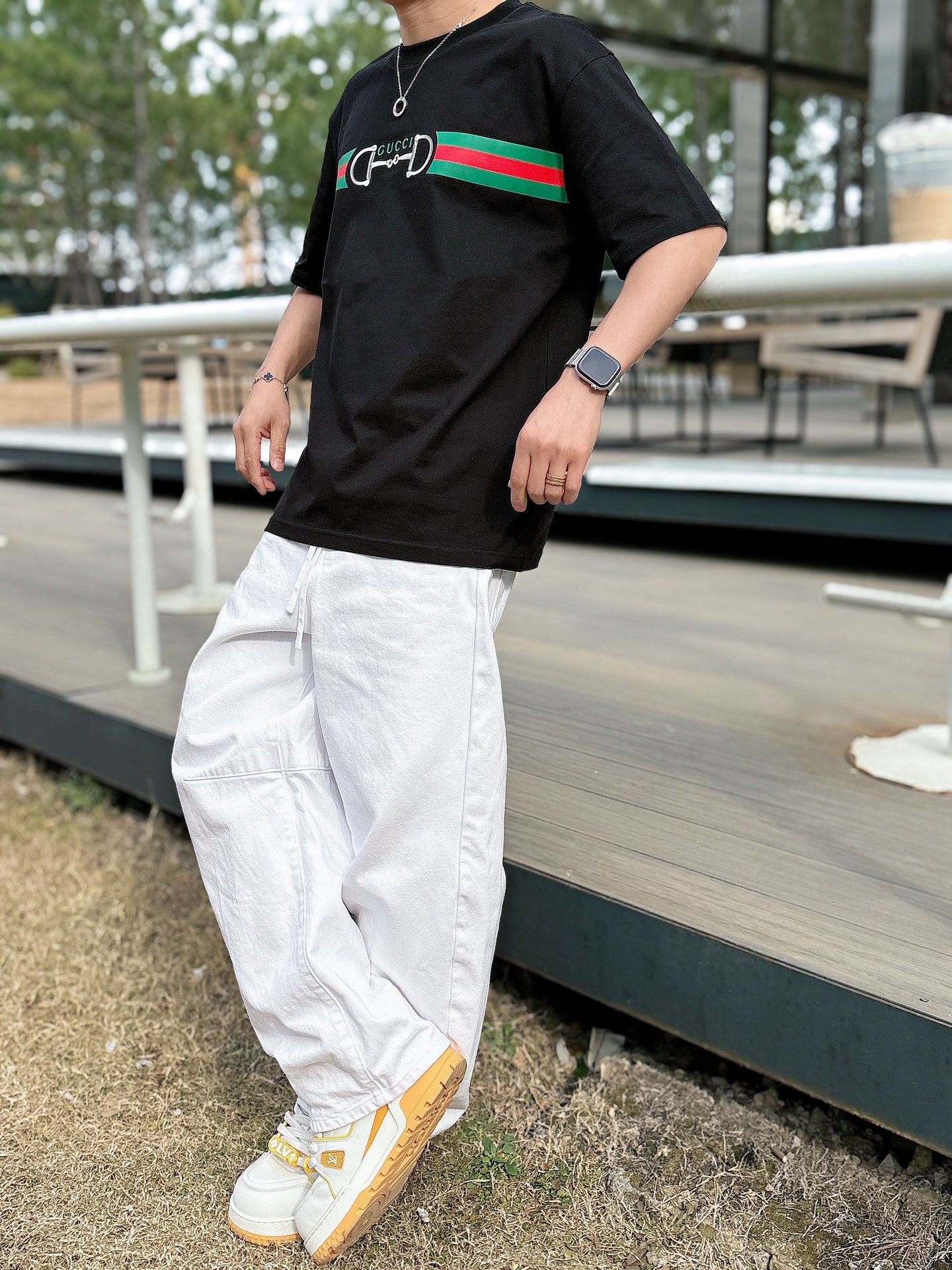 Gucci Basic Clothing Cotton Black M-l-xl