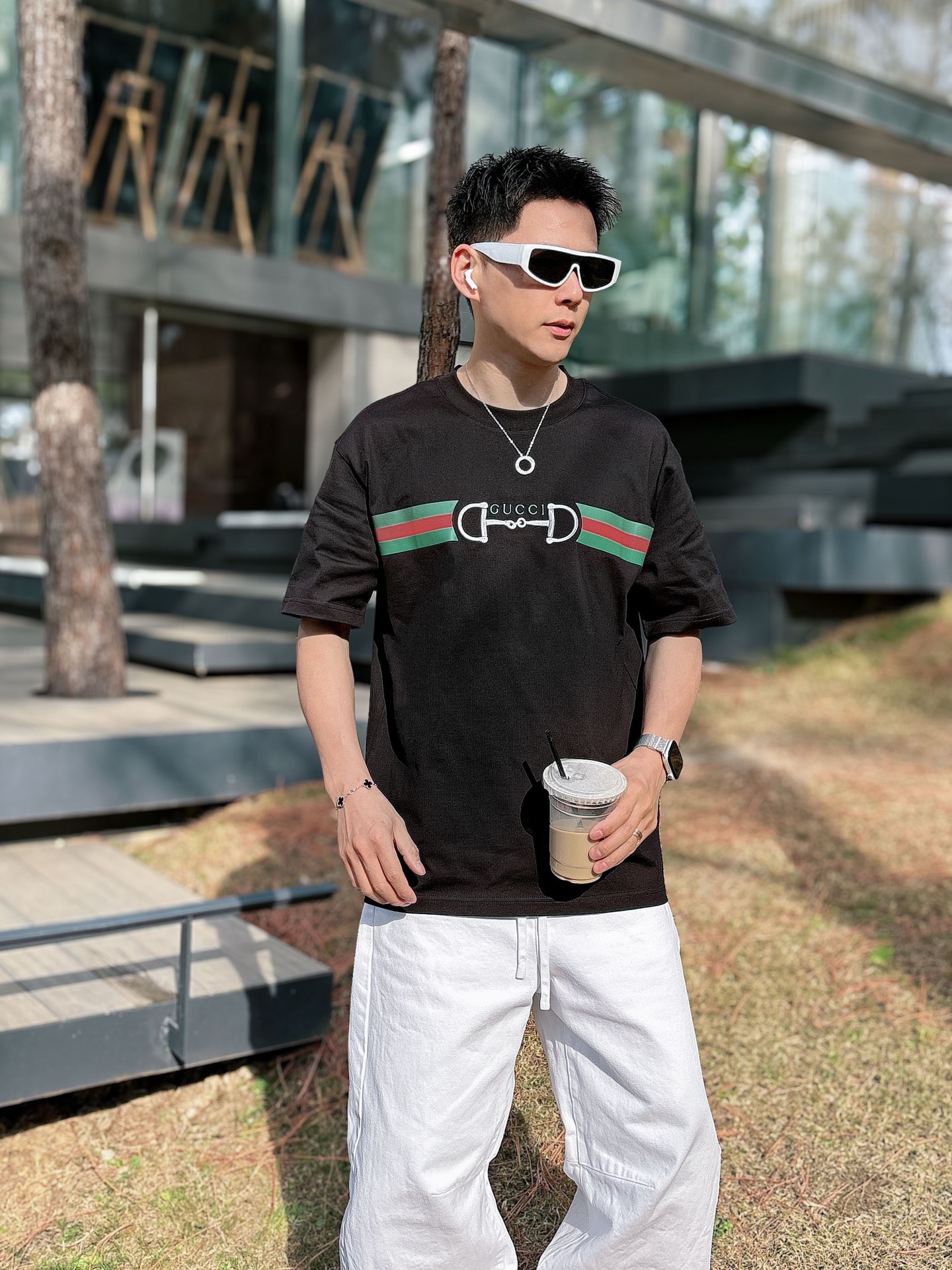 Gucci Basic Clothing Cotton Black M-l-xl